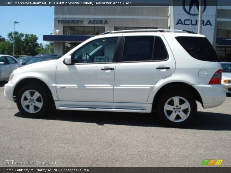 Alabaster White / Ash 2005 Mercedes-Benz ML 350 4Matic Special Edition