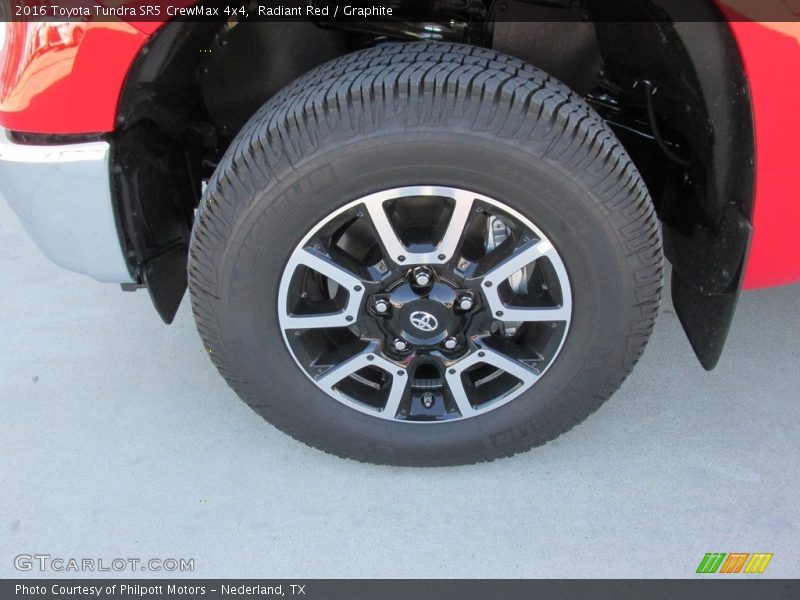 Radiant Red / Graphite 2016 Toyota Tundra SR5 CrewMax 4x4