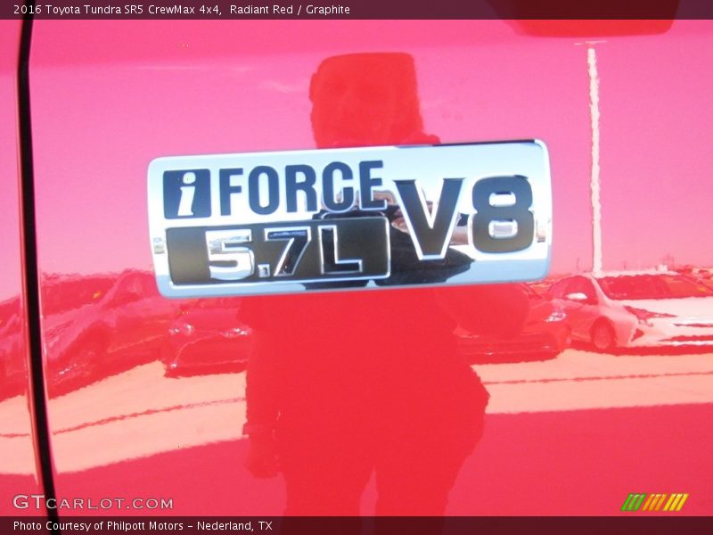 Radiant Red / Graphite 2016 Toyota Tundra SR5 CrewMax 4x4