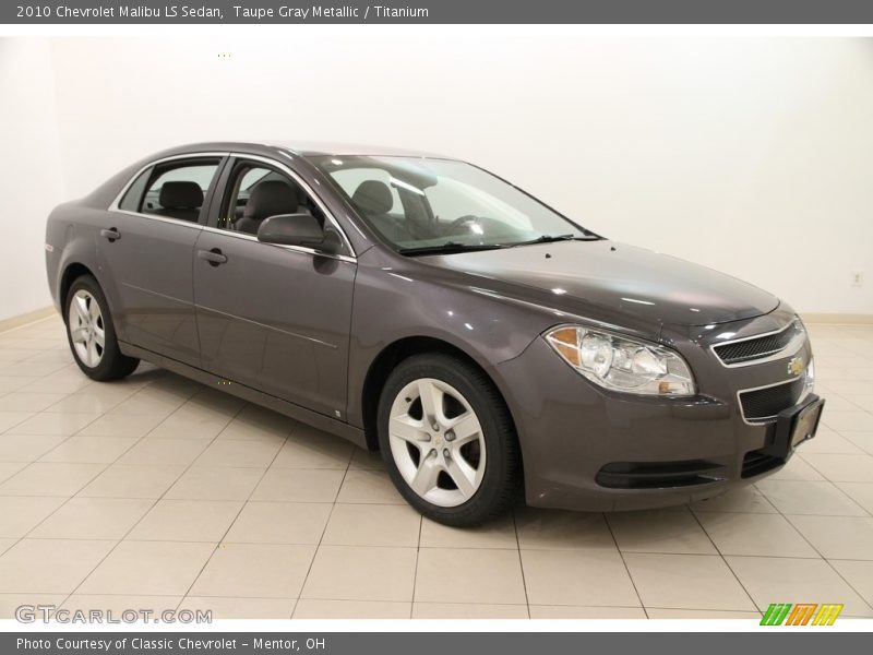 Taupe Gray Metallic / Titanium 2010 Chevrolet Malibu LS Sedan