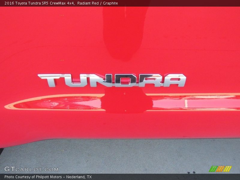Radiant Red / Graphite 2016 Toyota Tundra SR5 CrewMax 4x4