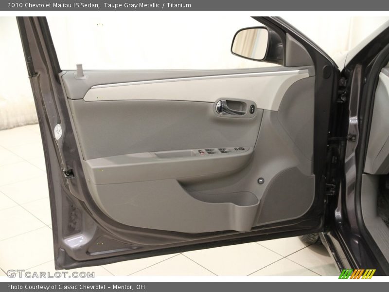 Taupe Gray Metallic / Titanium 2010 Chevrolet Malibu LS Sedan