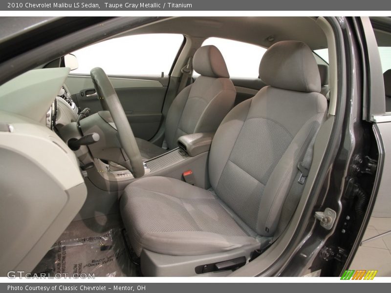 Taupe Gray Metallic / Titanium 2010 Chevrolet Malibu LS Sedan