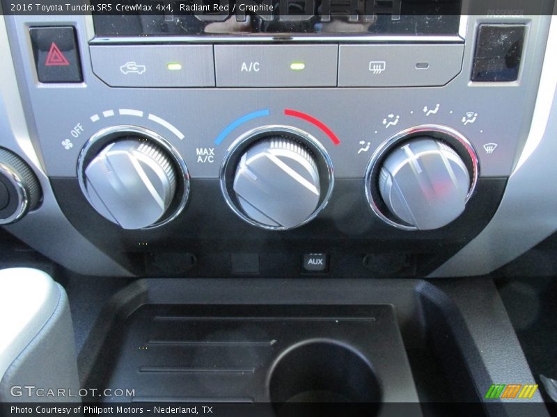 Radiant Red / Graphite 2016 Toyota Tundra SR5 CrewMax 4x4