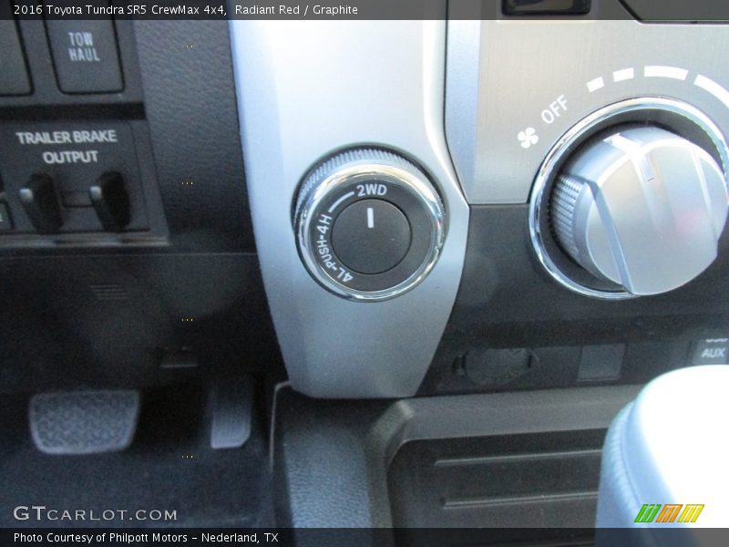 Radiant Red / Graphite 2016 Toyota Tundra SR5 CrewMax 4x4