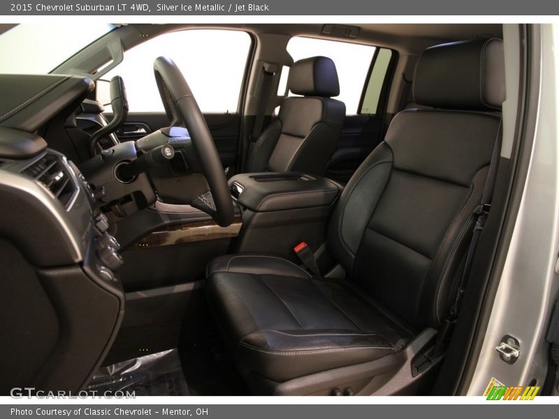 Silver Ice Metallic / Jet Black 2015 Chevrolet Suburban LT 4WD