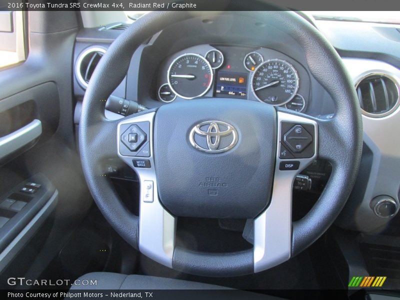 Radiant Red / Graphite 2016 Toyota Tundra SR5 CrewMax 4x4