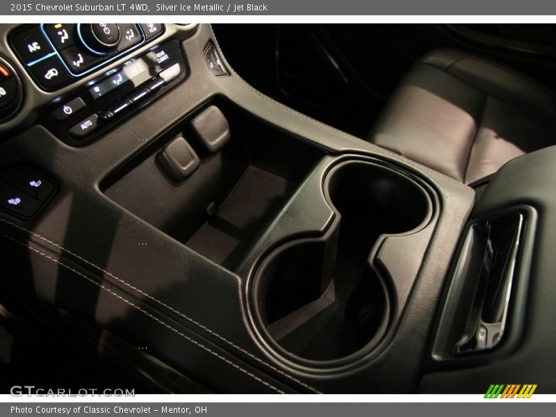 Silver Ice Metallic / Jet Black 2015 Chevrolet Suburban LT 4WD