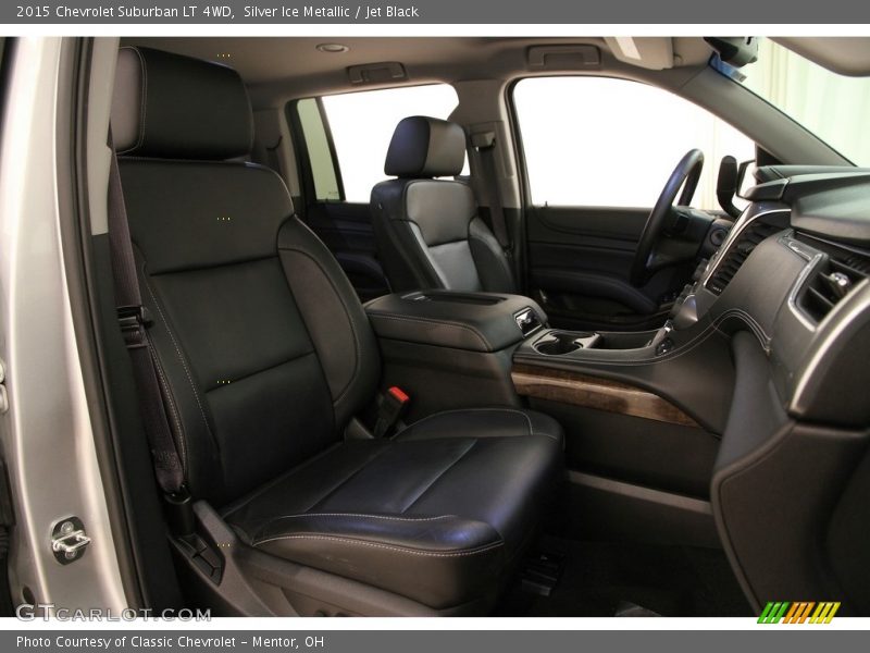 Silver Ice Metallic / Jet Black 2015 Chevrolet Suburban LT 4WD