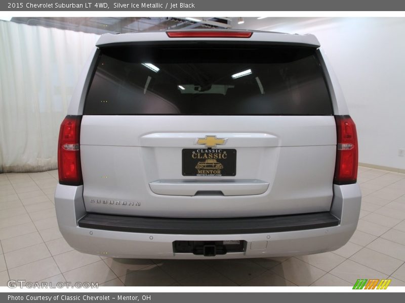 Silver Ice Metallic / Jet Black 2015 Chevrolet Suburban LT 4WD