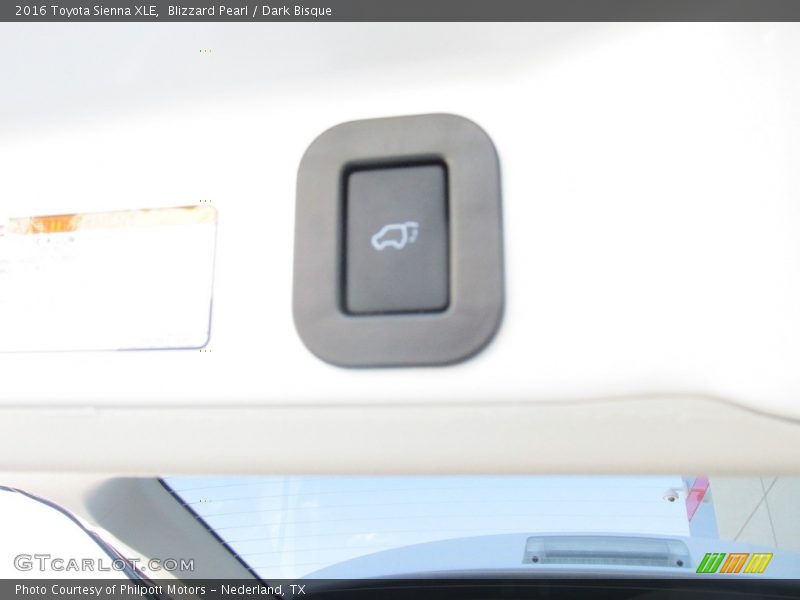 Blizzard Pearl / Dark Bisque 2016 Toyota Sienna XLE