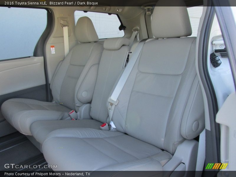 Blizzard Pearl / Dark Bisque 2016 Toyota Sienna XLE