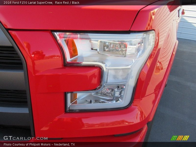 Race Red / Black 2016 Ford F150 Lariat SuperCrew