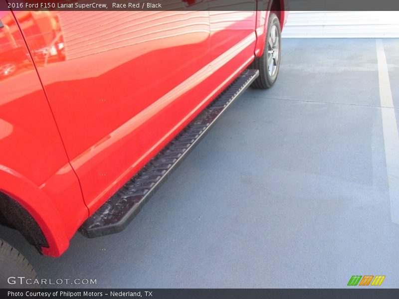 Race Red / Black 2016 Ford F150 Lariat SuperCrew