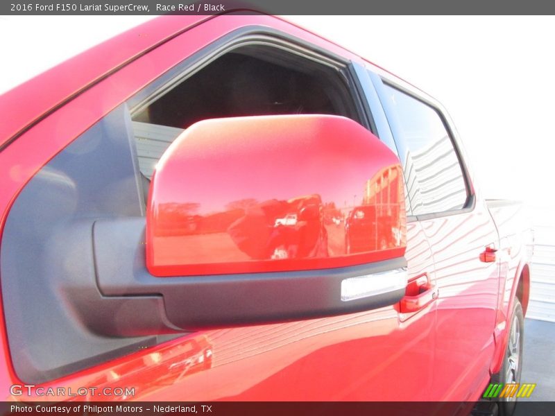 Race Red / Black 2016 Ford F150 Lariat SuperCrew