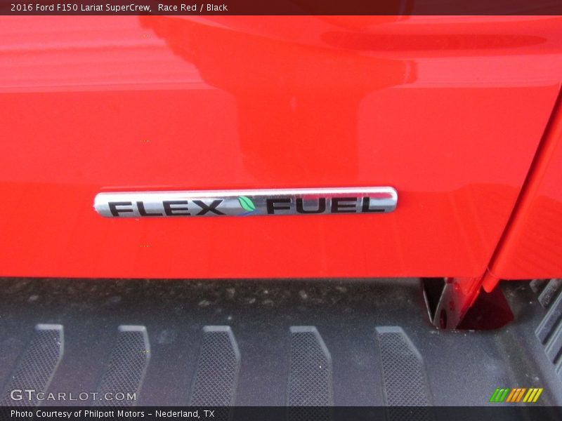 Race Red / Black 2016 Ford F150 Lariat SuperCrew