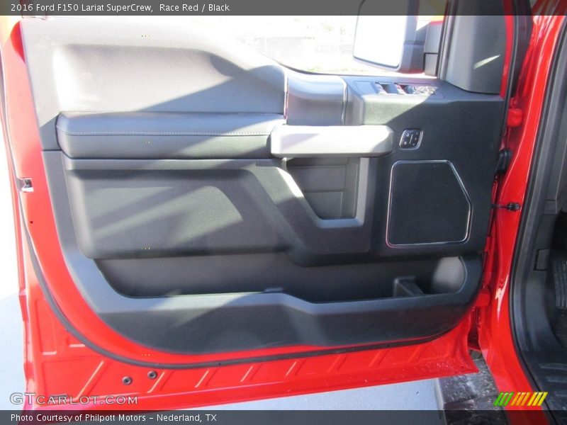 Race Red / Black 2016 Ford F150 Lariat SuperCrew