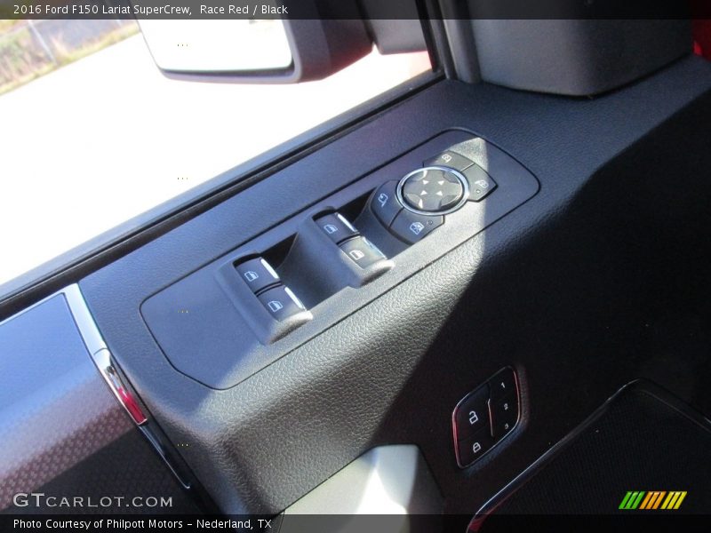 Race Red / Black 2016 Ford F150 Lariat SuperCrew