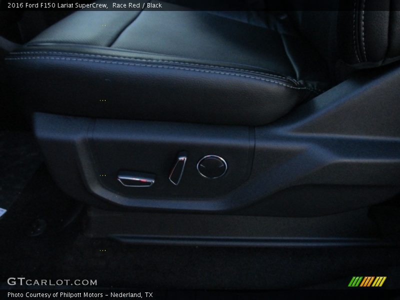 Race Red / Black 2016 Ford F150 Lariat SuperCrew