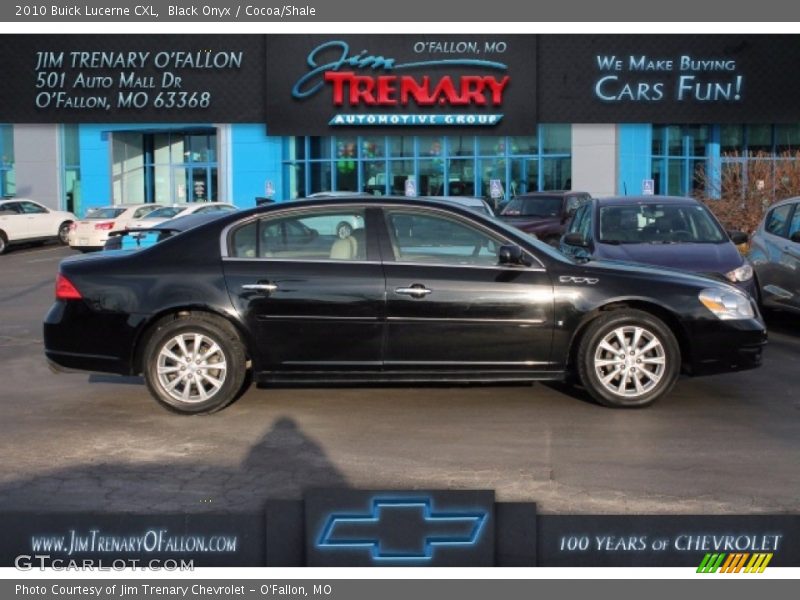 Black Onyx / Cocoa/Shale 2010 Buick Lucerne CXL