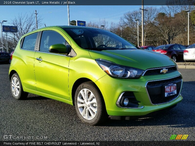 Lime Metallic / Jet Black 2016 Chevrolet Spark LT