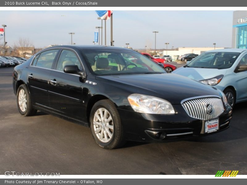 Black Onyx / Cocoa/Shale 2010 Buick Lucerne CXL