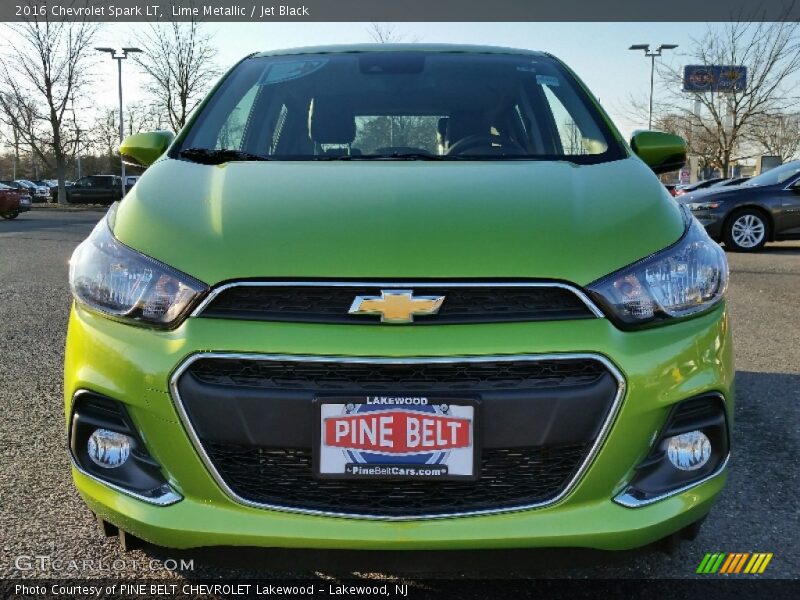 Lime Metallic / Jet Black 2016 Chevrolet Spark LT