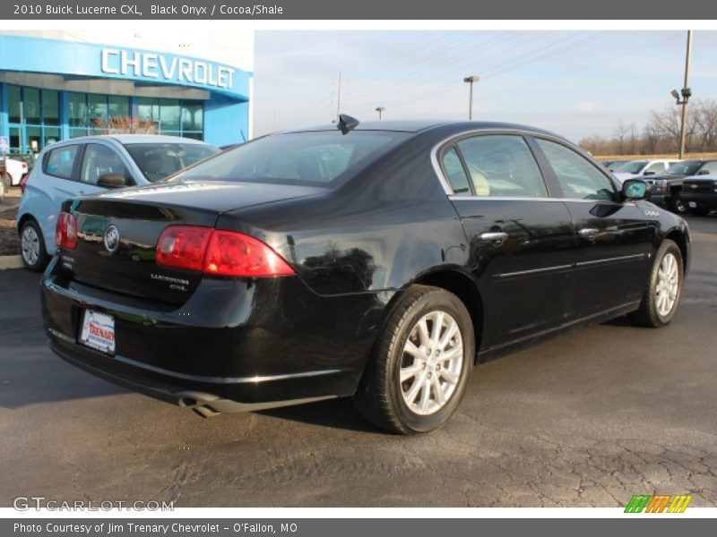 Black Onyx / Cocoa/Shale 2010 Buick Lucerne CXL