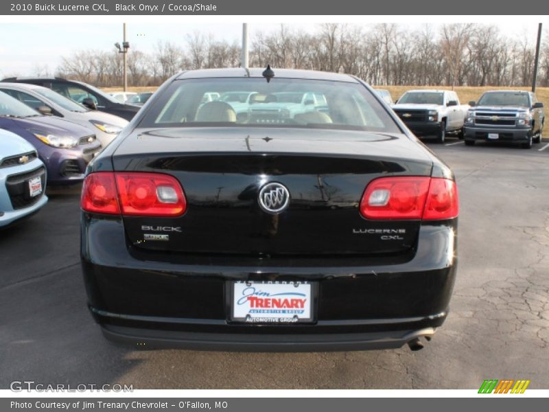 Black Onyx / Cocoa/Shale 2010 Buick Lucerne CXL