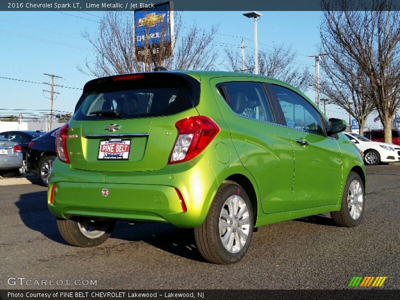 Lime Metallic / Jet Black 2016 Chevrolet Spark LT