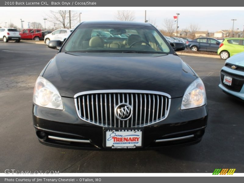 Black Onyx / Cocoa/Shale 2010 Buick Lucerne CXL
