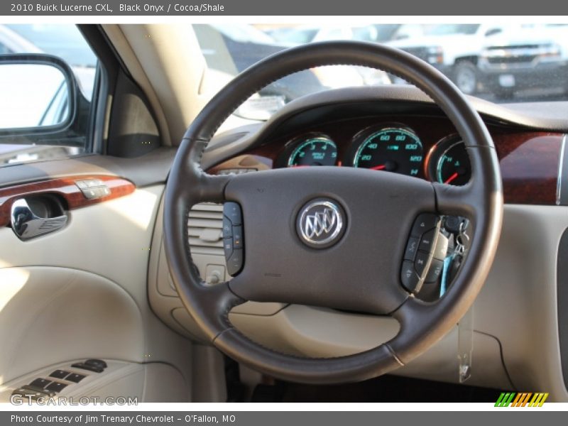 Black Onyx / Cocoa/Shale 2010 Buick Lucerne CXL