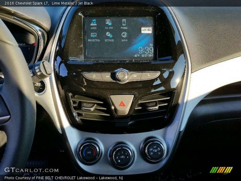 Lime Metallic / Jet Black 2016 Chevrolet Spark LT