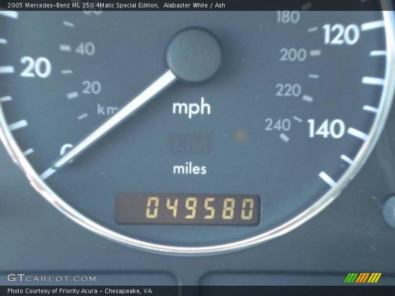 Alabaster White / Ash 2005 Mercedes-Benz ML 350 4Matic Special Edition