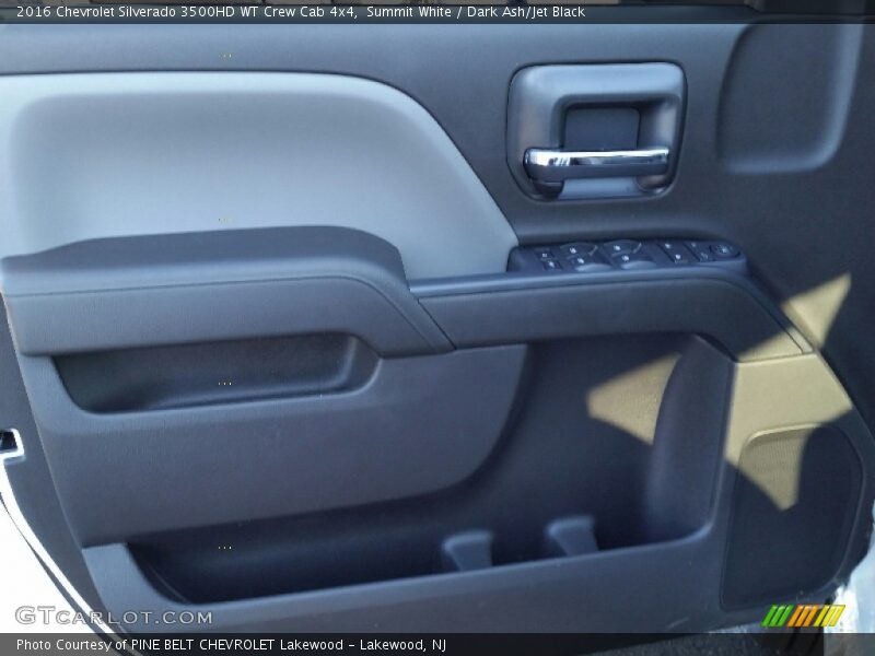 Summit White / Dark Ash/Jet Black 2016 Chevrolet Silverado 3500HD WT Crew Cab 4x4