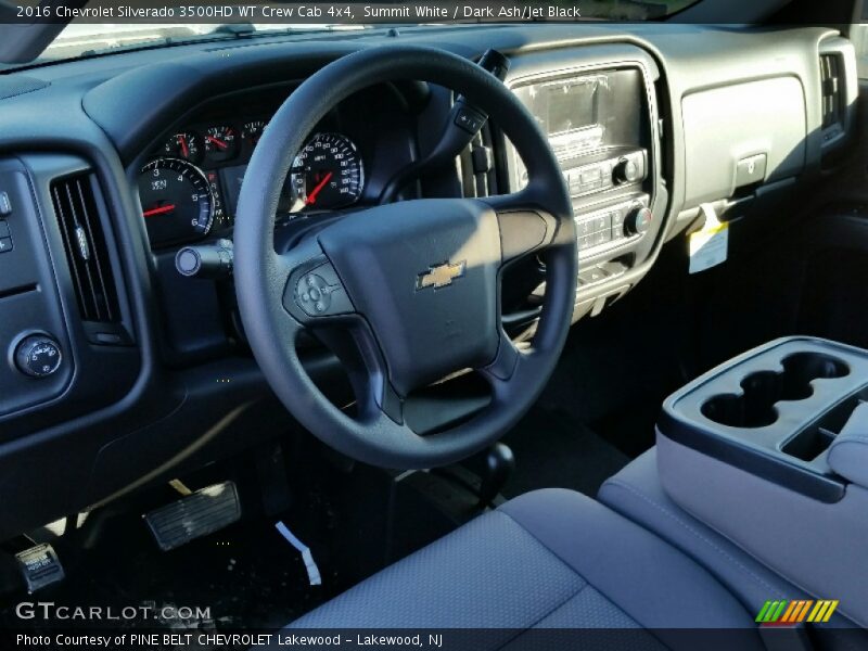 Summit White / Dark Ash/Jet Black 2016 Chevrolet Silverado 3500HD WT Crew Cab 4x4