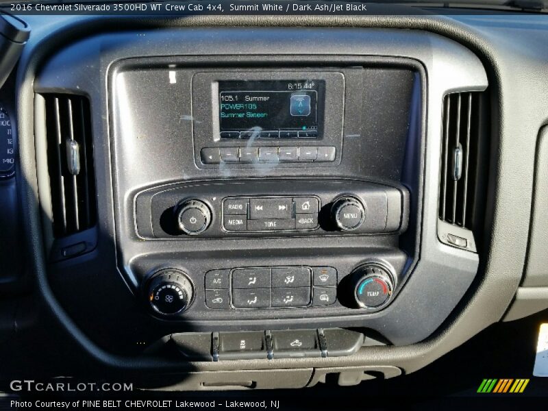 Summit White / Dark Ash/Jet Black 2016 Chevrolet Silverado 3500HD WT Crew Cab 4x4