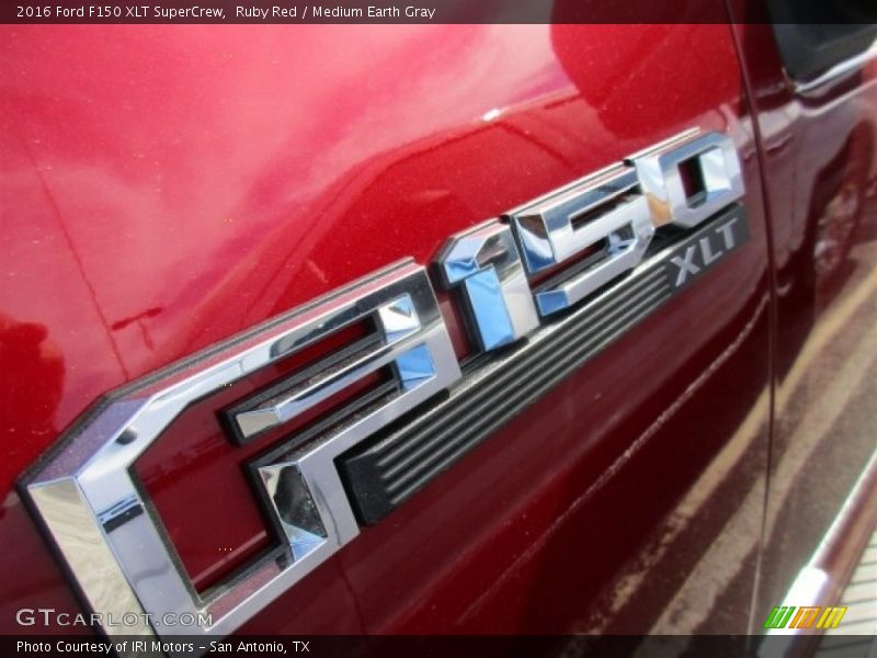 Ruby Red / Medium Earth Gray 2016 Ford F150 XLT SuperCrew