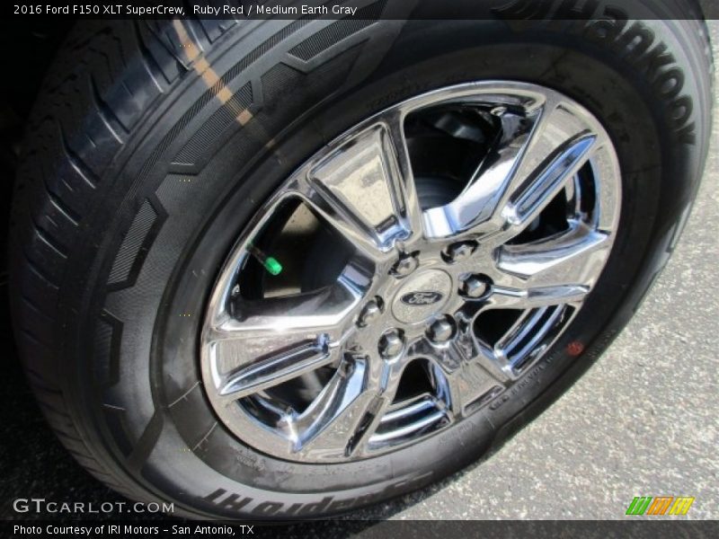 Ruby Red / Medium Earth Gray 2016 Ford F150 XLT SuperCrew