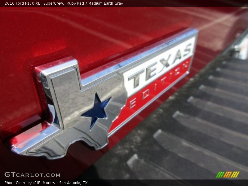 Ruby Red / Medium Earth Gray 2016 Ford F150 XLT SuperCrew