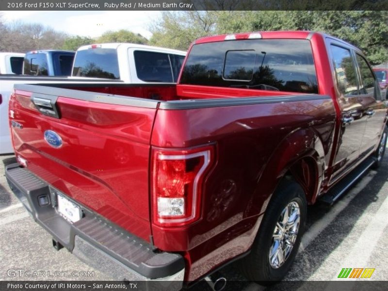 Ruby Red / Medium Earth Gray 2016 Ford F150 XLT SuperCrew