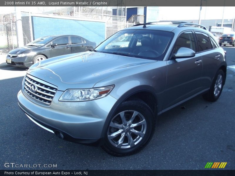 Liquid Platinum Metallic / Graphite 2008 Infiniti FX 35 AWD