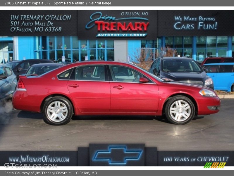 Sport Red Metallic / Neutral Beige 2006 Chevrolet Impala LTZ