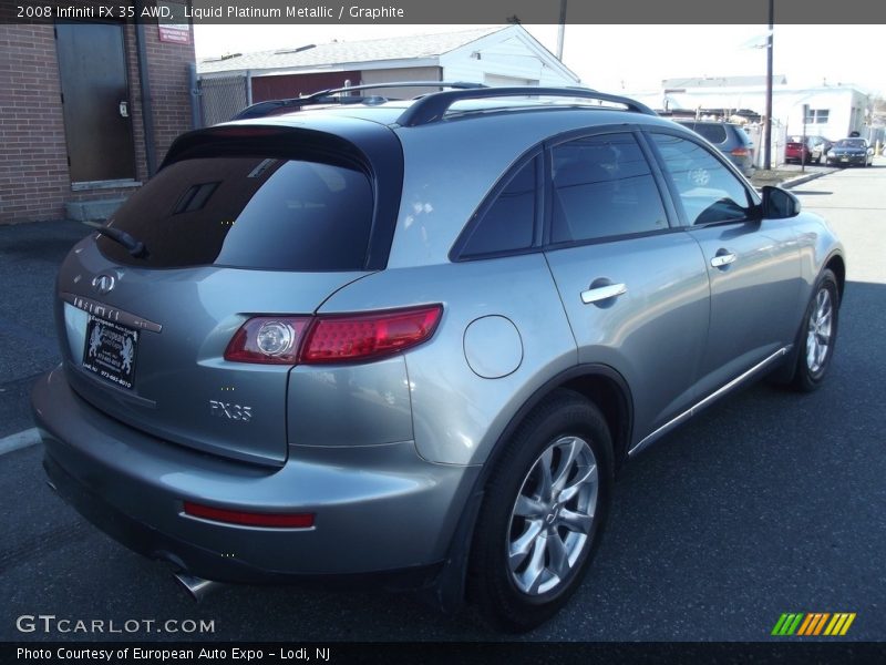 Liquid Platinum Metallic / Graphite 2008 Infiniti FX 35 AWD