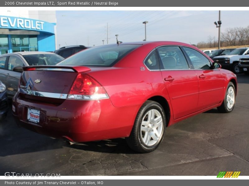 Sport Red Metallic / Neutral Beige 2006 Chevrolet Impala LTZ