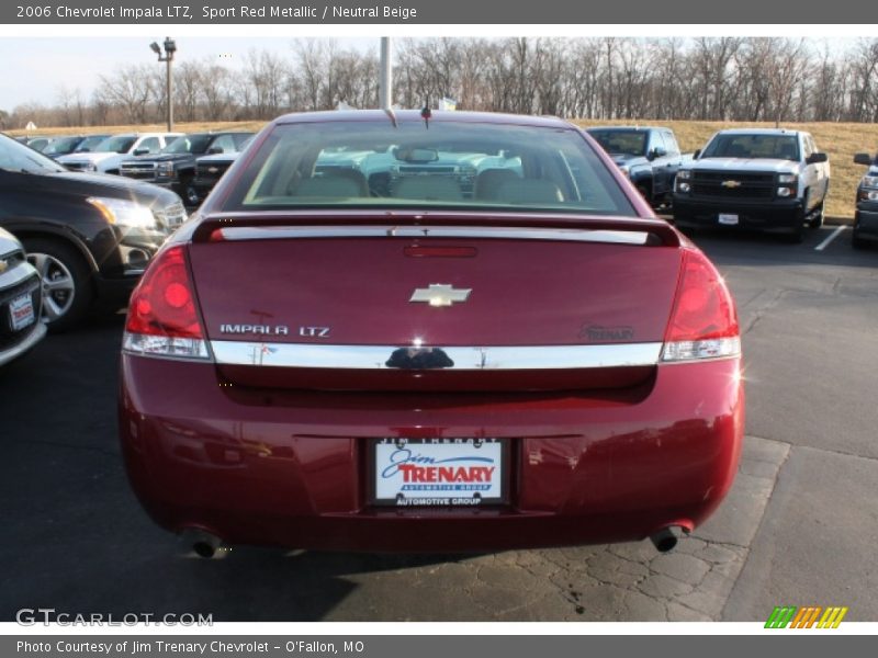 Sport Red Metallic / Neutral Beige 2006 Chevrolet Impala LTZ