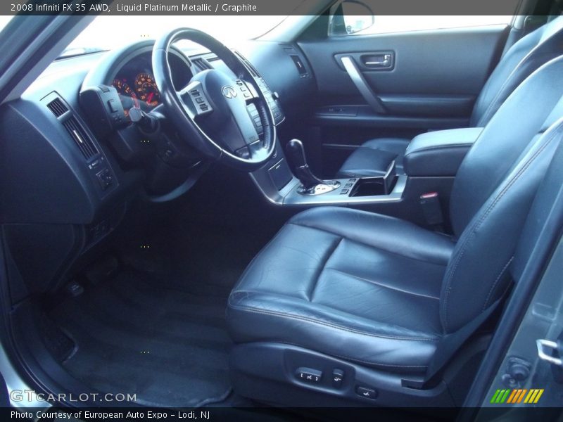 Liquid Platinum Metallic / Graphite 2008 Infiniti FX 35 AWD