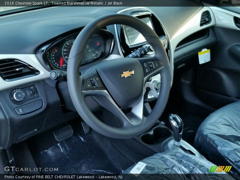 Toasted Marshmallow Metallic / Jet Black 2016 Chevrolet Spark LT