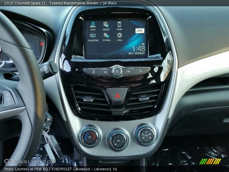 Toasted Marshmallow Metallic / Jet Black 2016 Chevrolet Spark LT