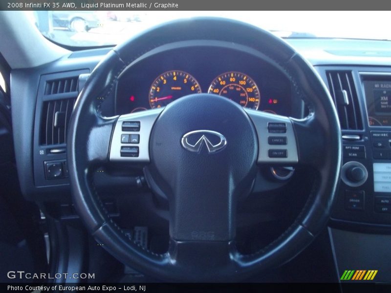 Liquid Platinum Metallic / Graphite 2008 Infiniti FX 35 AWD
